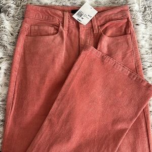 Pink Corduroy Bell Bottom Pants